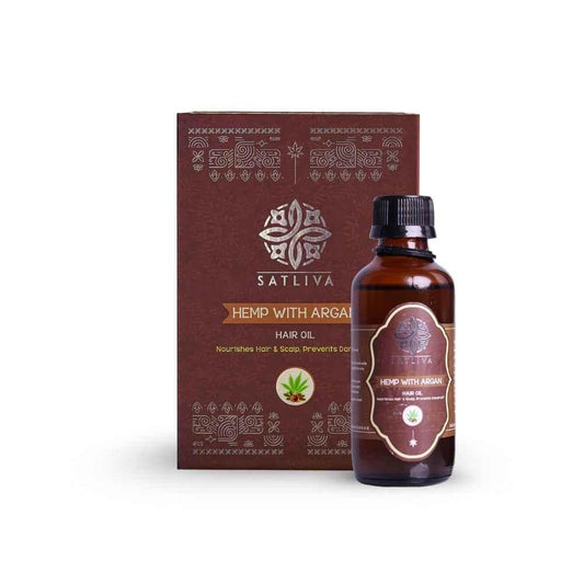 Hemp with Argan Hair Oil | Hair Care | Natural 2X Boost for Hair Strength & Recovery