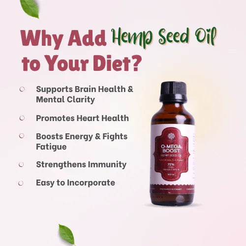 O-Mega Boost Hemp Seed Oil(100ml) – Natural Skin Care & Wellness - Satliva Nature Nurtures