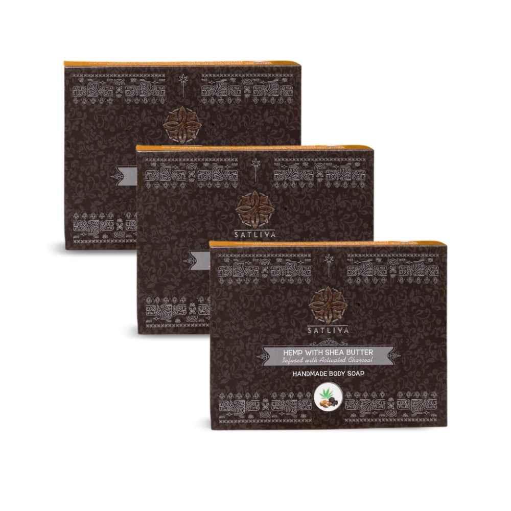 Hemp with Shea Butter & Charcoal Soap Bar Natural Skin Care