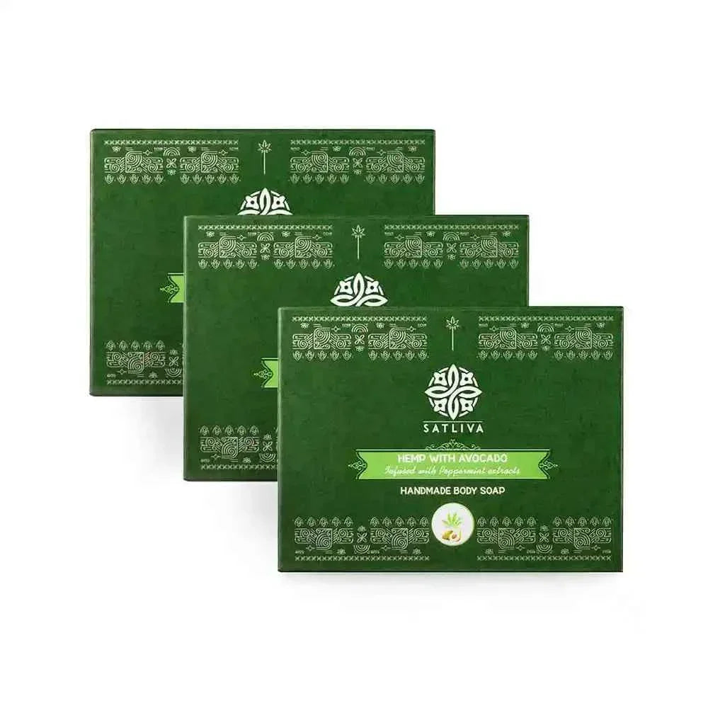 Hemp & Avocado Body Soap – 2-in-1 Natural Skin Care Bar
